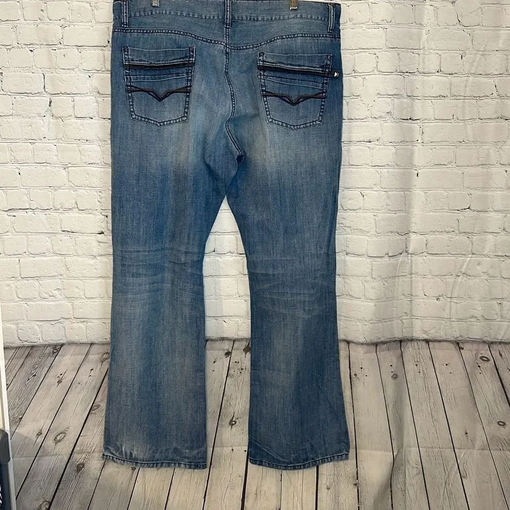 Guess Jeans Mens 40 Blue Light Wash Lightweight‎ Denim